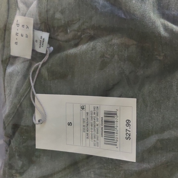 A New Day Women's Cinched Waist Cozy Dress, Olive Green, Size S - Picture 4 of 4